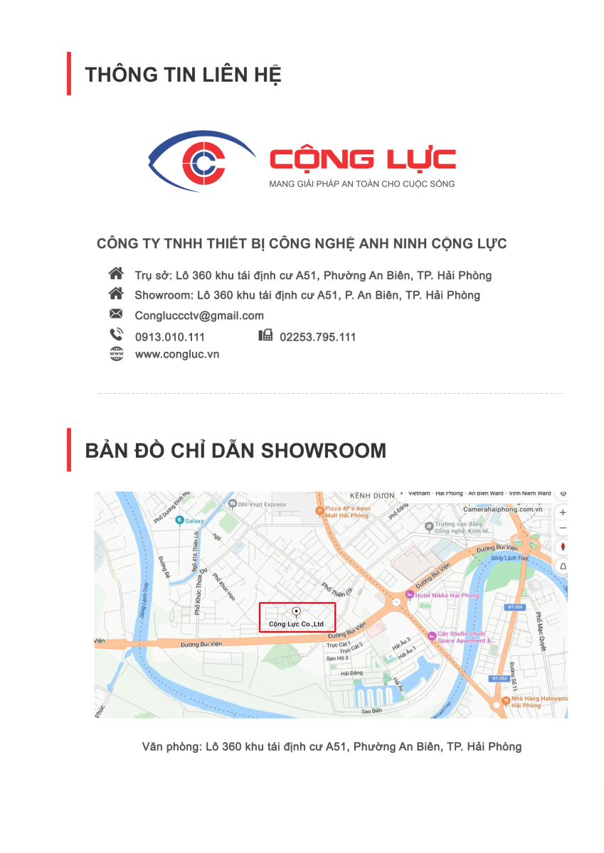 Hồ sơ năng lực công ty cộng lực hải phòng 48
