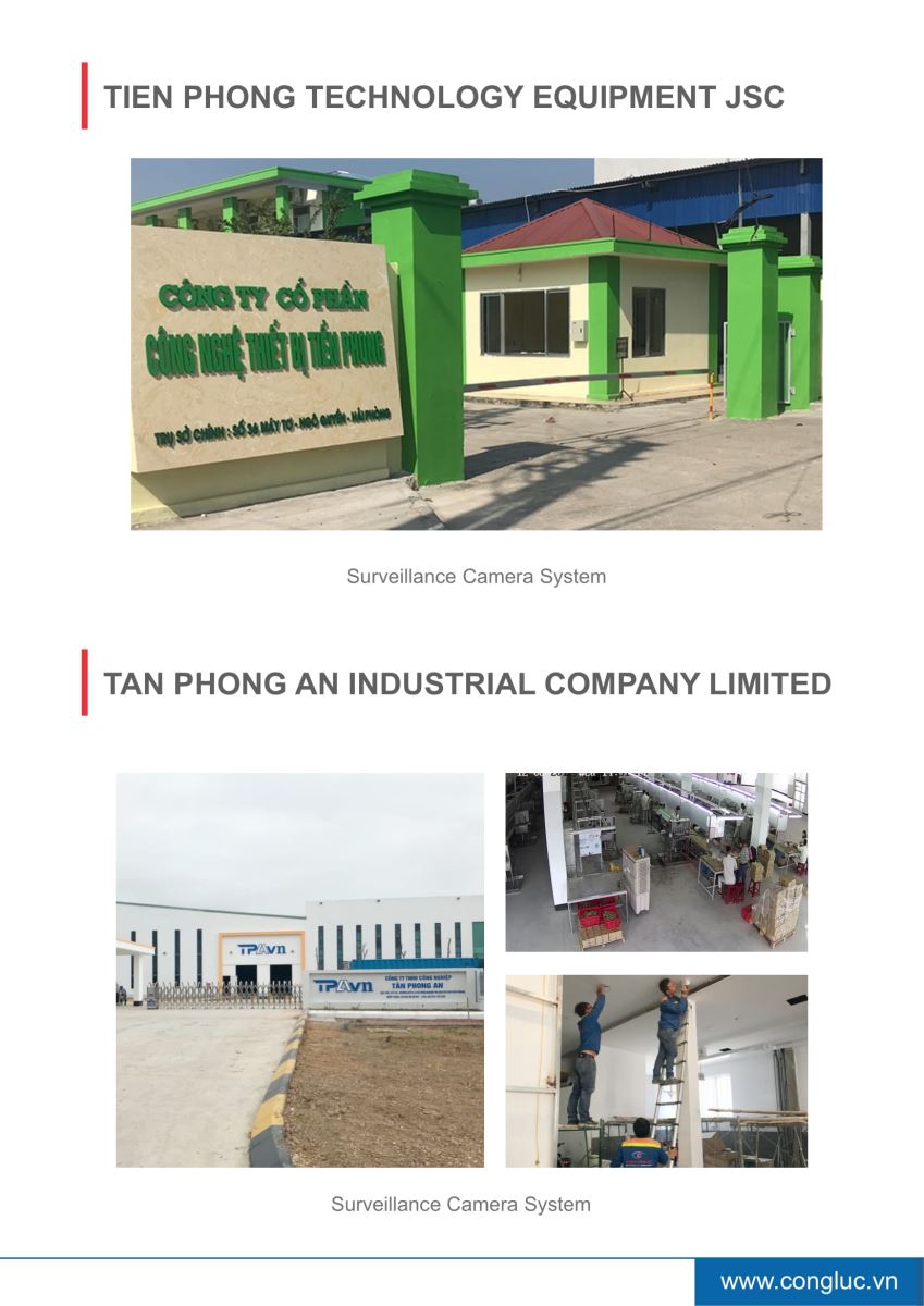 hồ sơ năng lực cộng lực - lắp đặt hệ thống camera tại công ty nhựa tiền phong