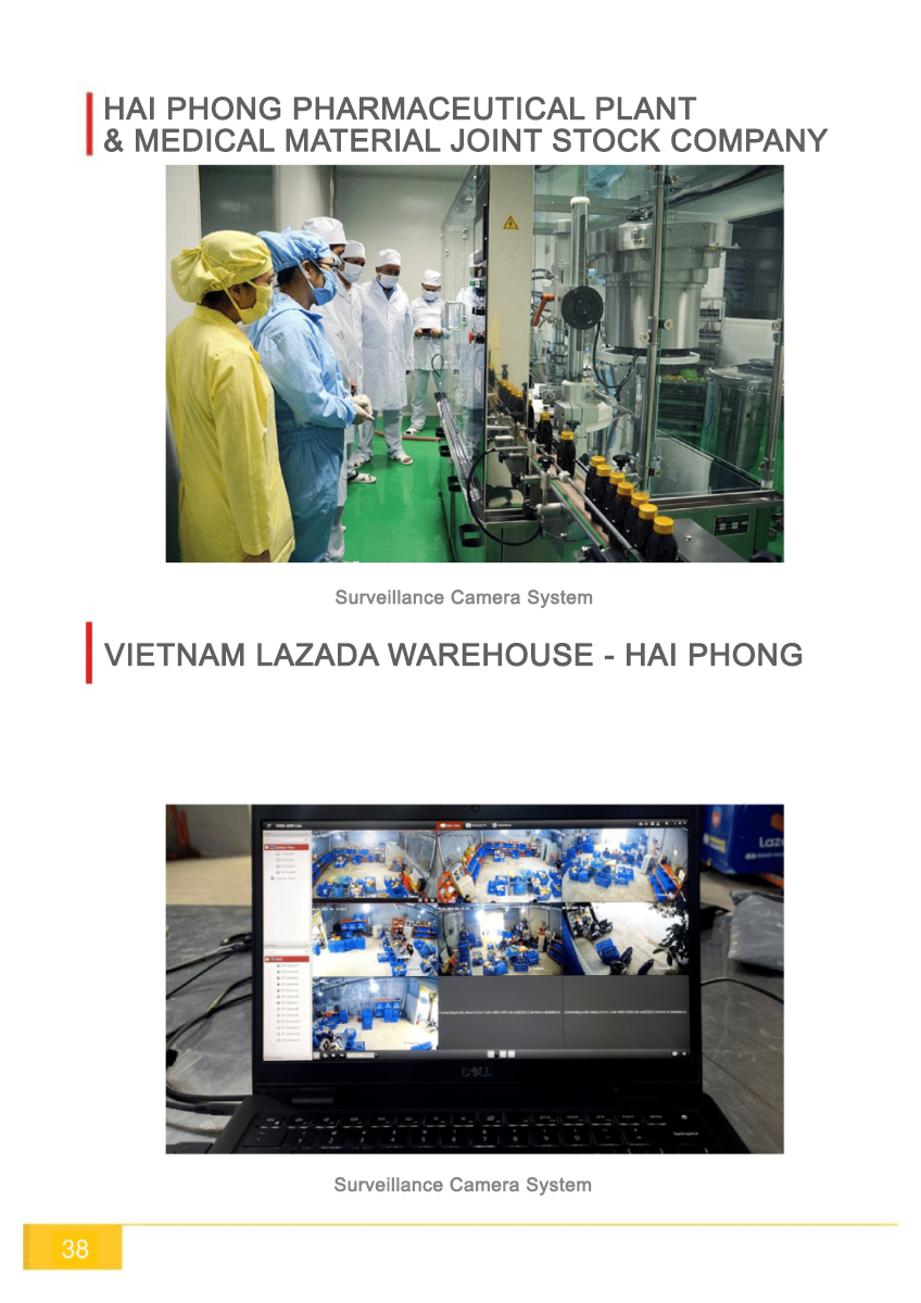 Hồ sơ năng lực công ty cộng lực - lắp đặt camera quan sát kho hàng lazada hải phòng