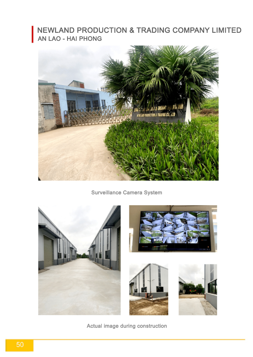 Hồ sơ năng lực công ty Cộng Lực - lắp hệ thống camera nhà xưởng Đất Mới tại An Lão