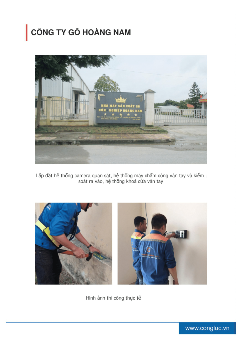 Hồ sơ năng lực công ty cộng lực hải phòng 22