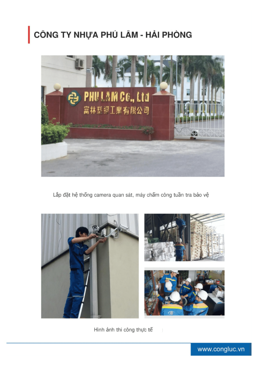 Hồ sơ năng lực công ty cộng lực hải phòng 30