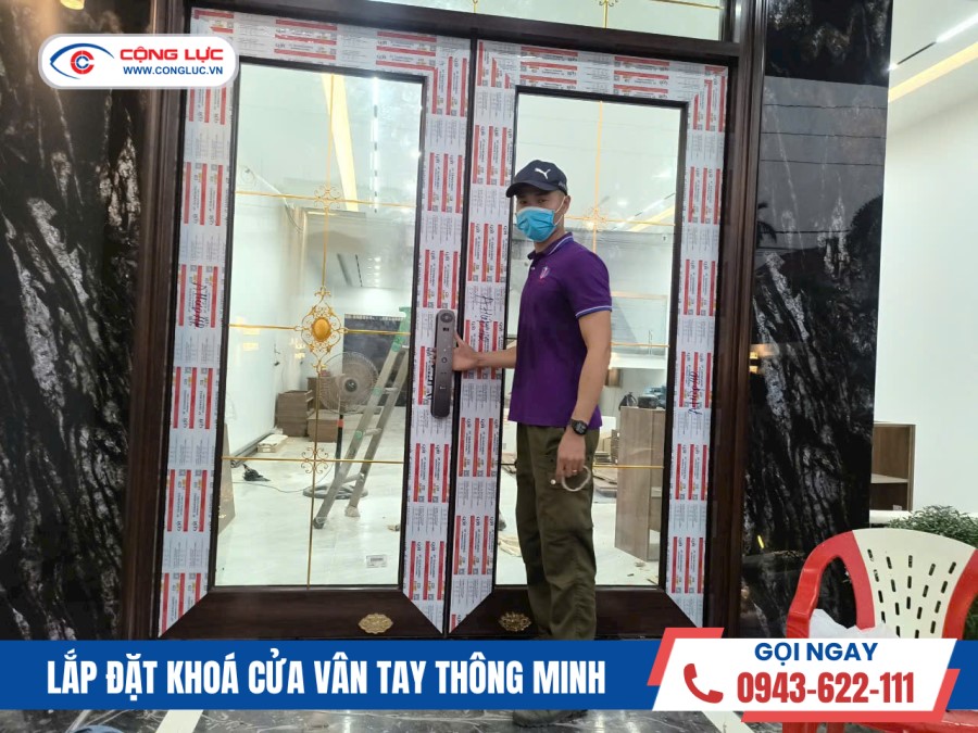Cộng Lực lắp đặt khoá cửa thông minh tại Hải Phòng uy tín