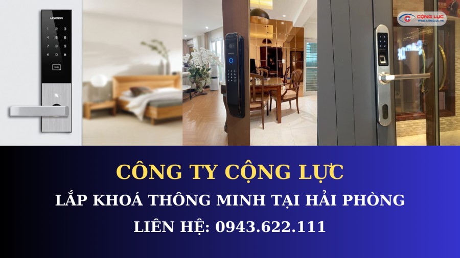 Địa chỉ lắp đặt khóa cửa vân tay uy tín tại Hải Phòng