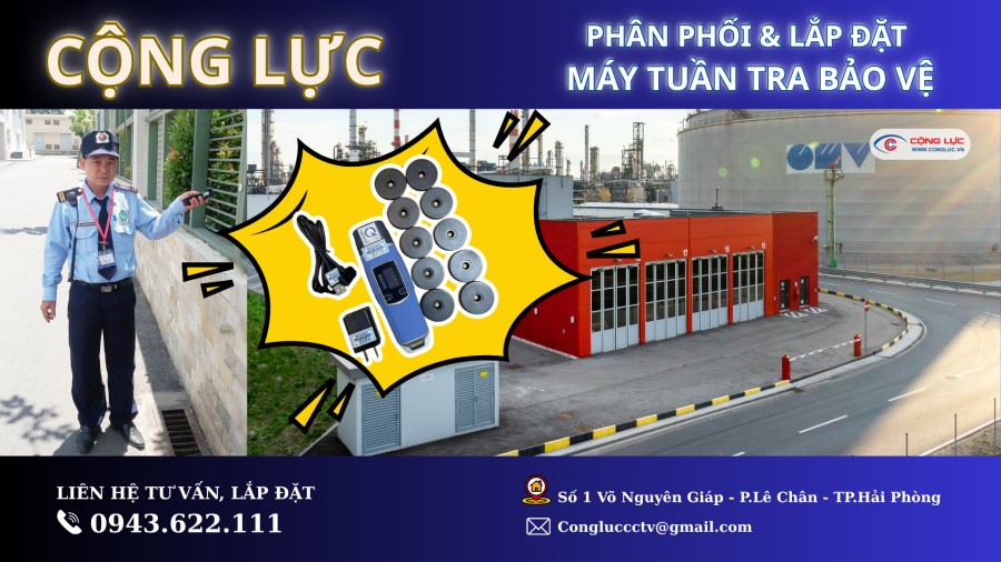 Cộng Lực phân phối máy tuần tra bảo vệ chính hãng giá rẻ tại Hải Phòng