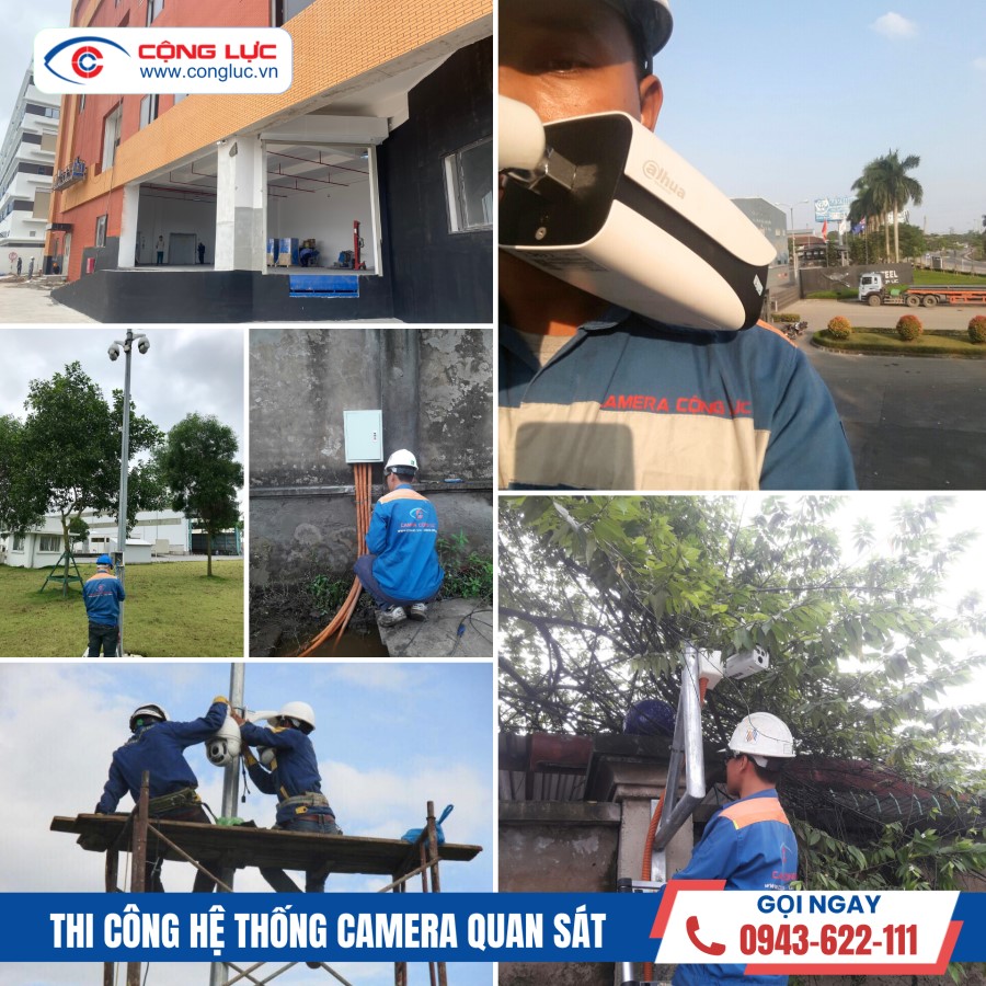 Nhà thầu Cộng Lực thi công hệ thống camera chuyên nghiệp tại KCN Việt Hưng Quảng Ninh