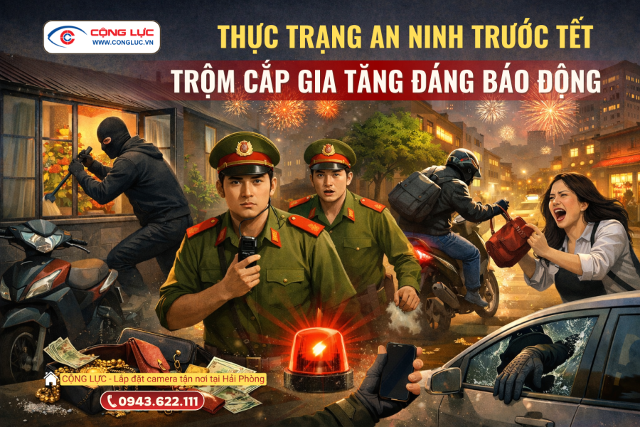 thực trạng an ninh trước tết - vì sao cần lắp camera an ninh