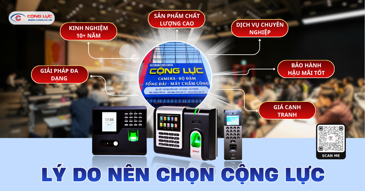 vì sao các doanh nghiệp tin chọn Cộng Lực lắp đặt máy chấm công