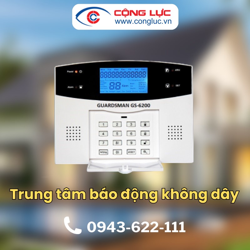 trung tâm báo động không dây 