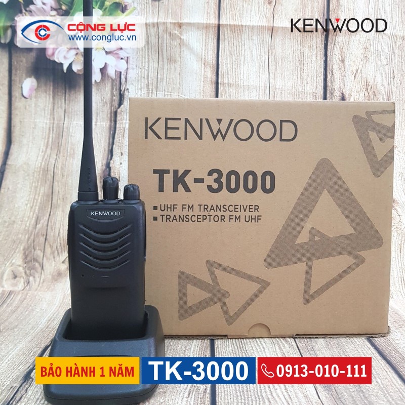 Bán máy bộ đàm cầm tay Kenwood TK-3000 giá rẻ