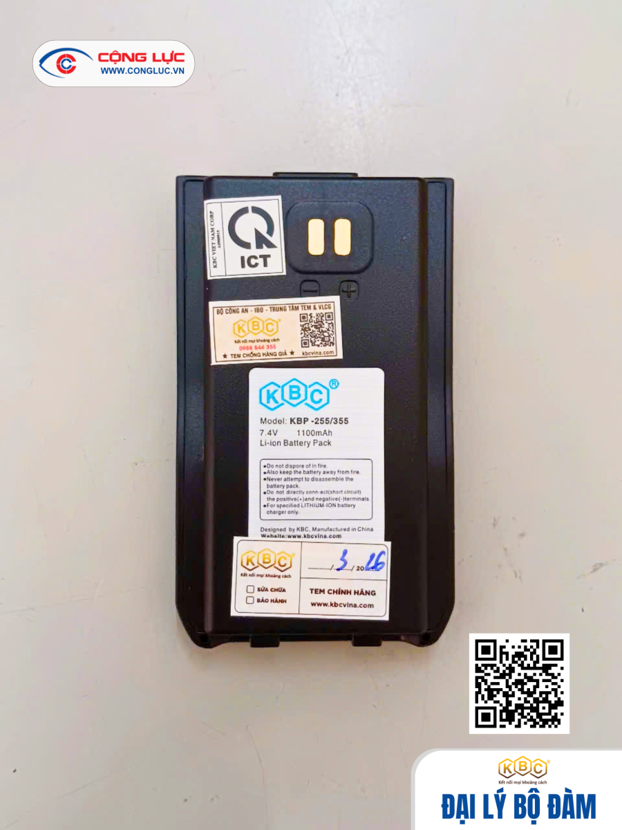 Bộ đàm KBC dung lượng Pin bền dùng cả ngày