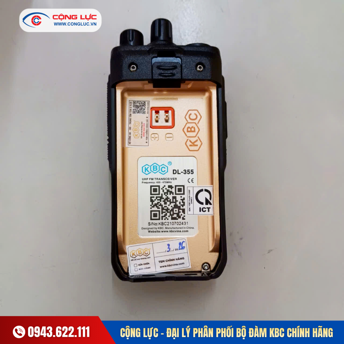 bán bộ đàm KBC chính hãng giá rẻ tại Hải Phòng