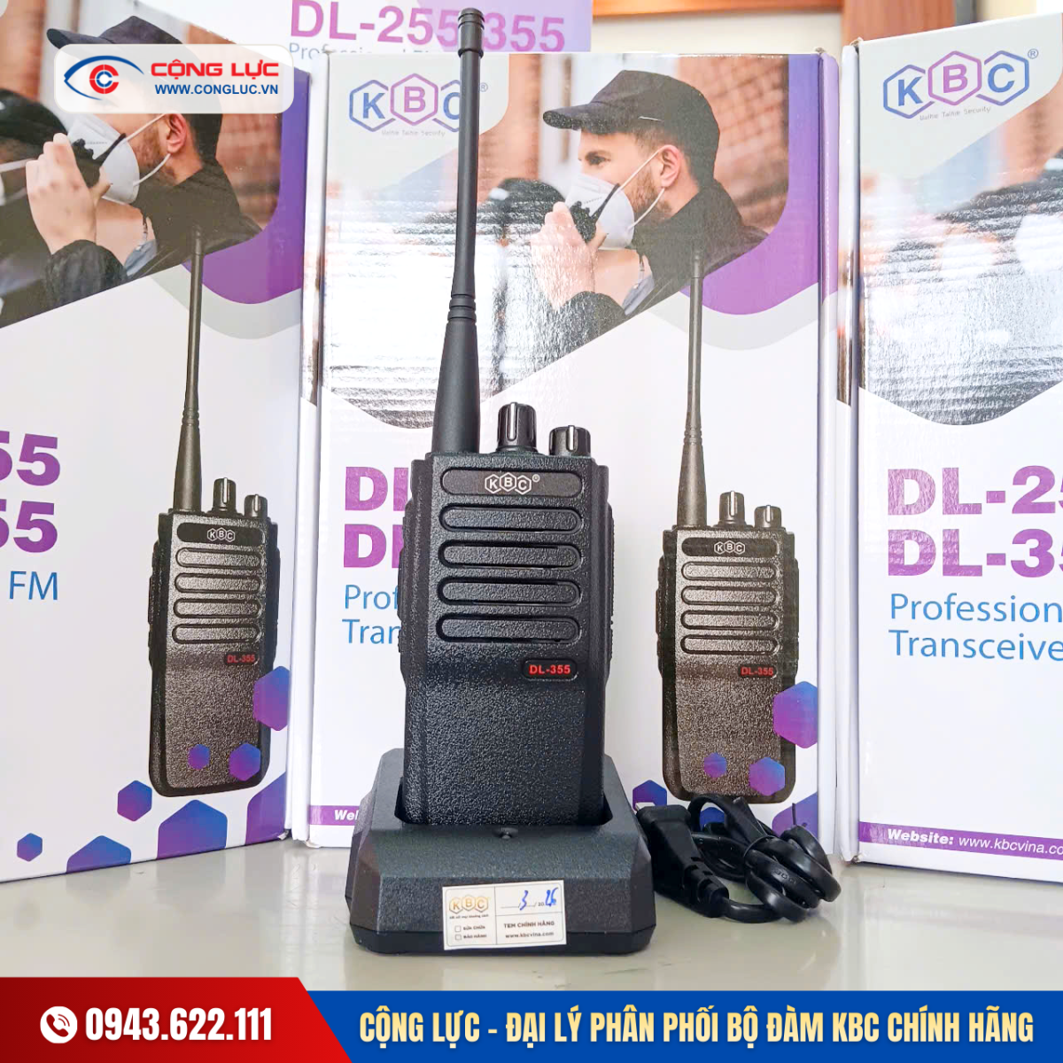 Cộng Lực đại lý phân phối bộ đàm KBC chính hãng tại Hải Phòng