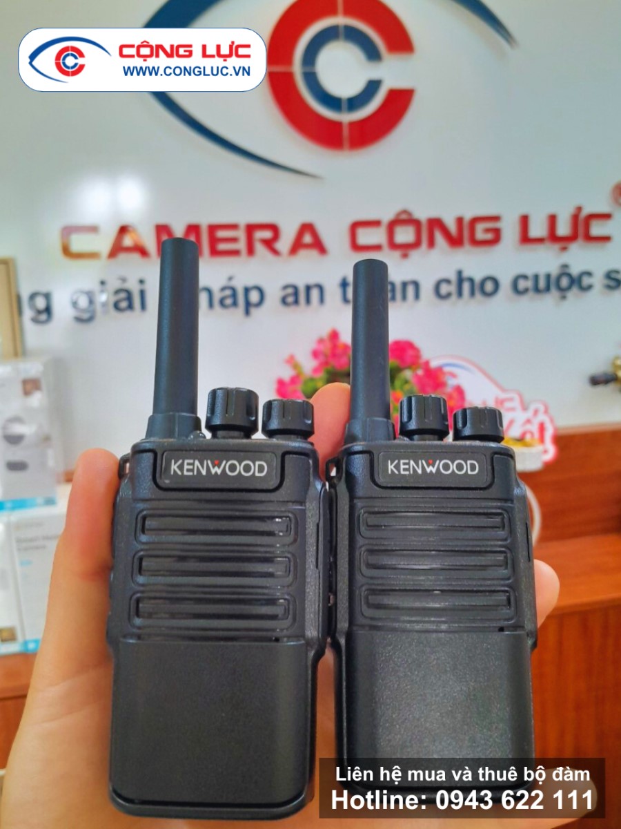 cộng Lực cho thuê máy bộ đàm Kenwood giá rẻ tại Hải Phòng