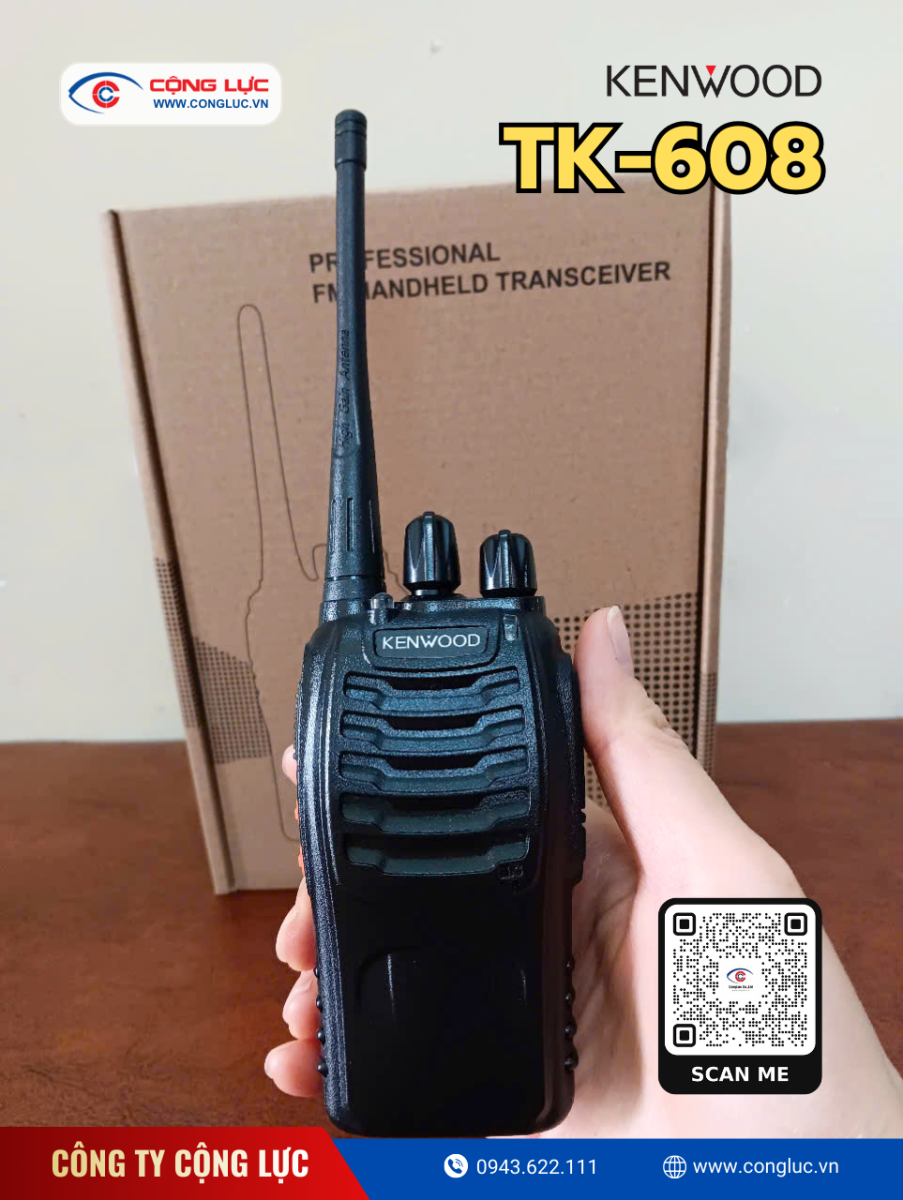 Bán bộ đàm Kenwood TK608 tại Hải Phòng giá rẻ nhất