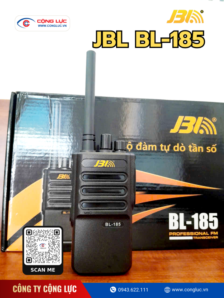 JBL BL-185 top 5 bộ đàm đáng mua nhất năm 2026
