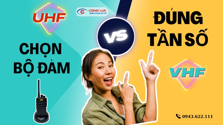 chọn máy bộ đàm cầm tay đúng tần số