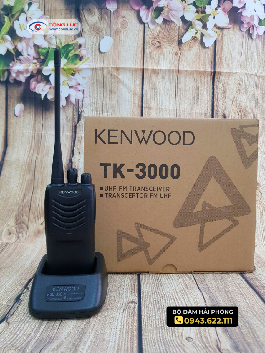 địa chỉ bán máy bộ đàm cầm tay kenwood tk3000 giá rẻ nhất hải phòng