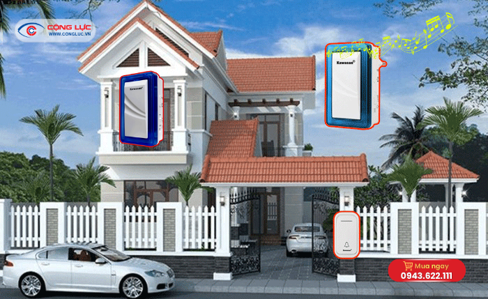 Bán Chuông cửa không dây Kawasan DB660 giá rẻ ở Hải Phòng