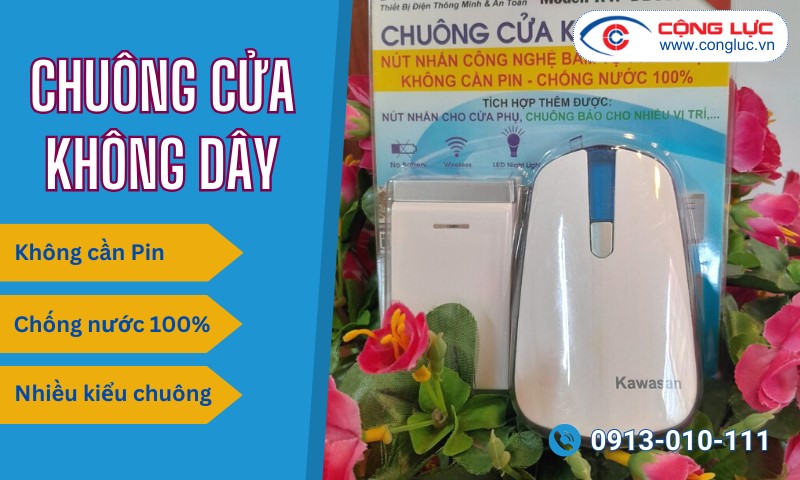 bán chuông cửa không dây chính hãng giá rẻ nhất tại hải phòng