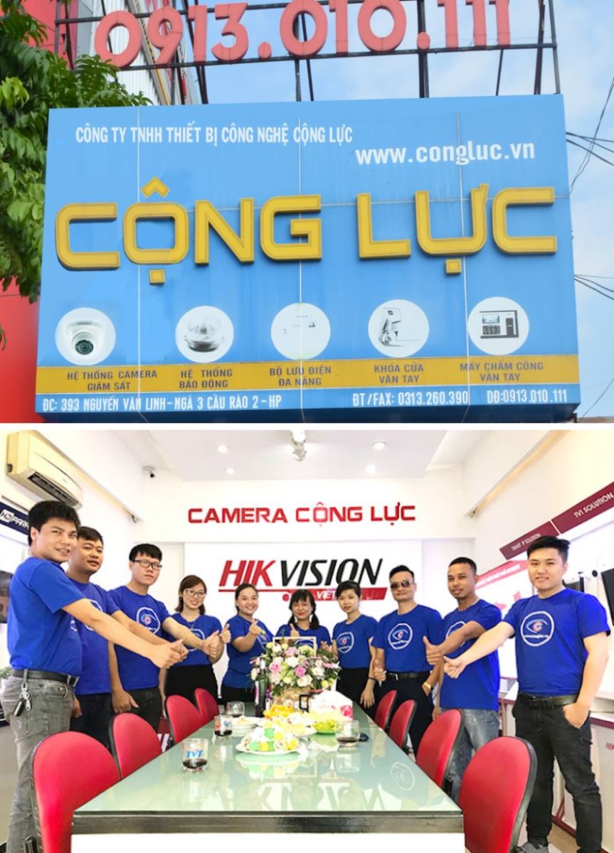 Camera Cộng Lực công ty lắp camera uy tín tại quận lê chân hải phòng