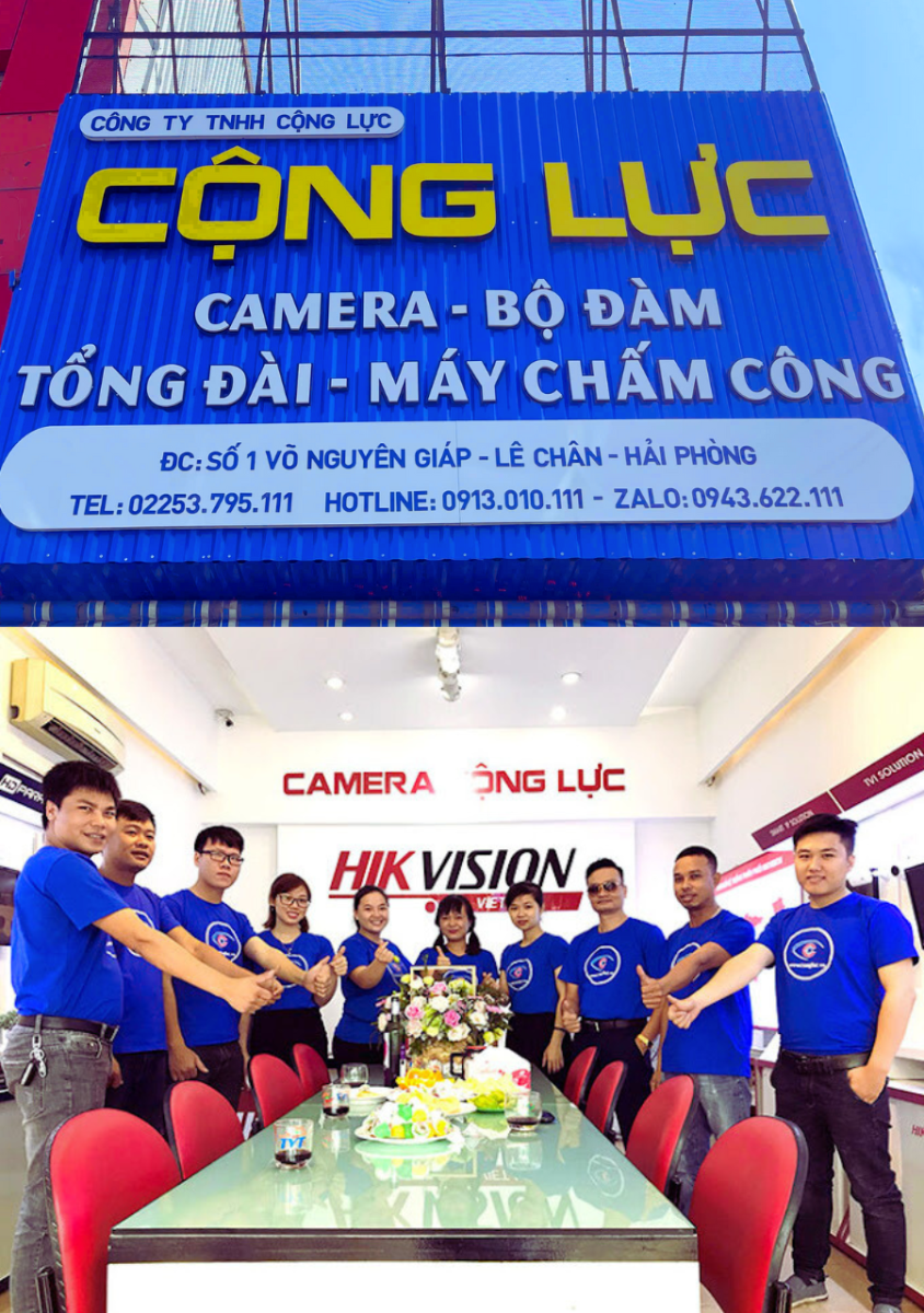 Cộng Lực đơn vị lắp camera uy tín nhất tại thuỷ nguyên Hải Phòng