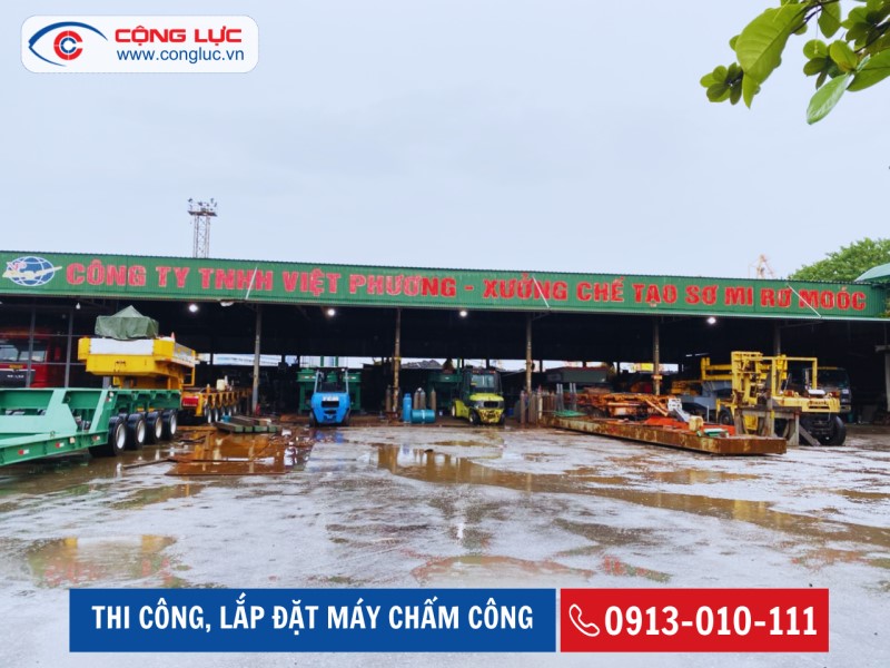 lắp máy chấm công khuôn mặt công ty việt phương phường máy chai, quận ngô quyền tp hải phòng