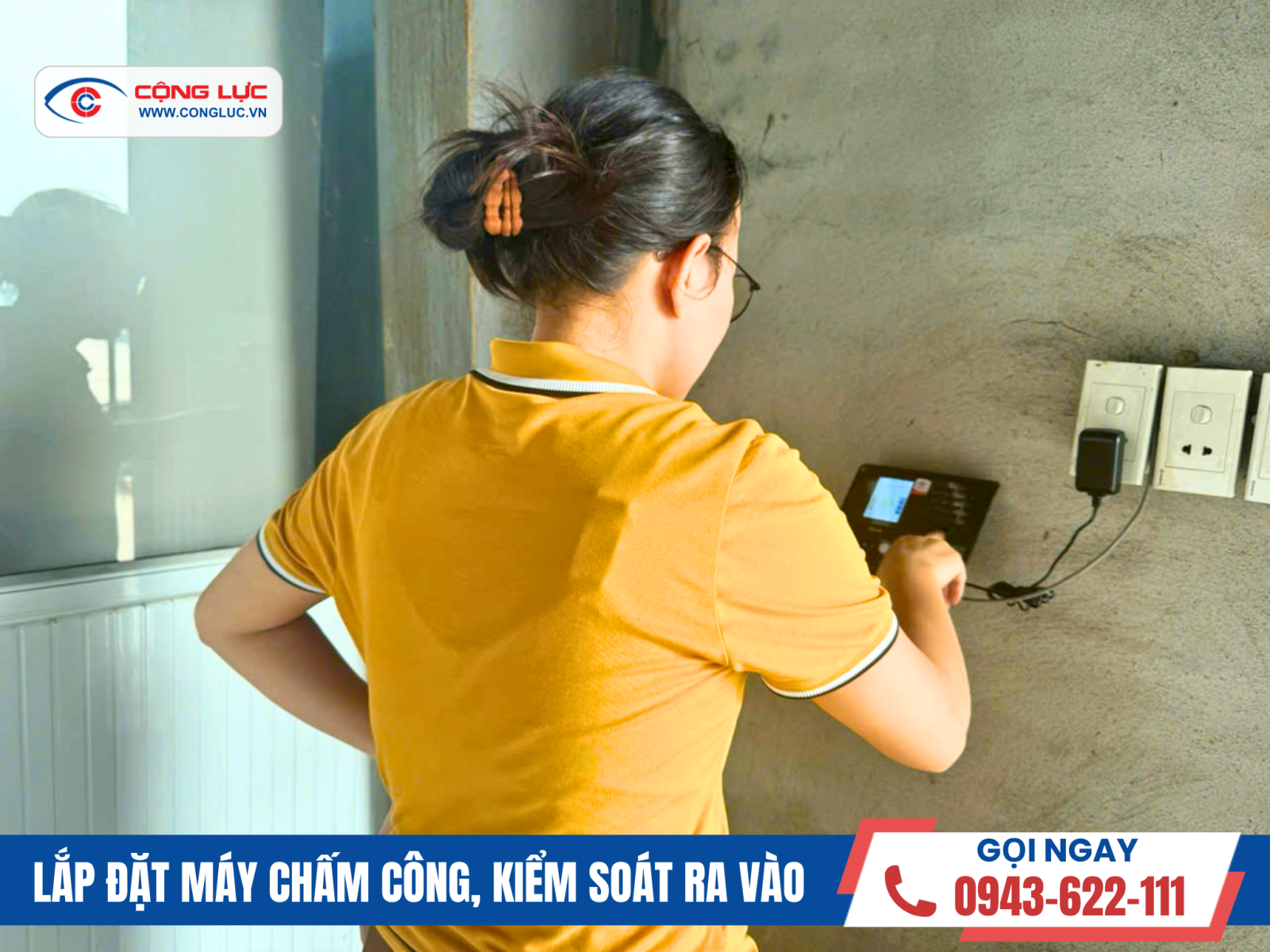 lắp máy chấm công tại công ty lập đắc danh gia phú thái hải dương