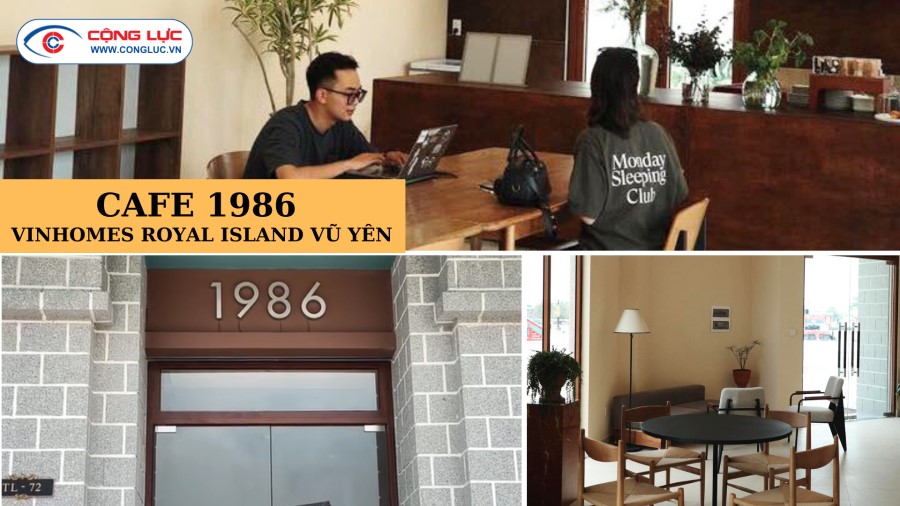 lắp đặt máy chấm công tại quán cà phê 1986 Vinhomes Royal Island Vũ Yên Hải Phòng