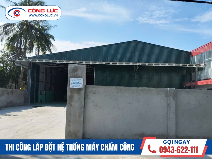 Cộng Lực cung cấp lắp máy chấm công ở Công ty quốc tế Như Ý huyện Vĩnh Bảo Hải Phòng