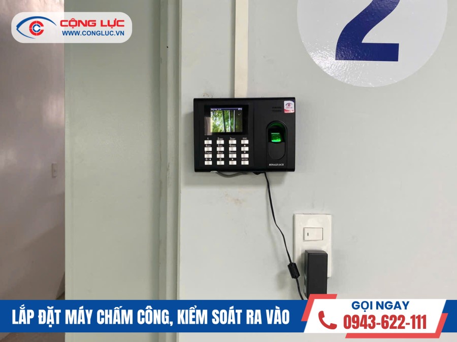 lắp máy chấm công vân tay công ty Zaidtek Việt Nam