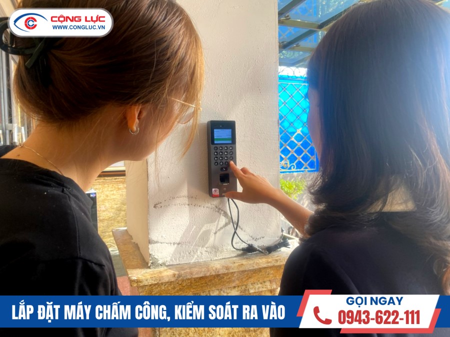 Nơi lắp đặt máy chấm công rẻ nhất tại Hải Phòng phường An Biên