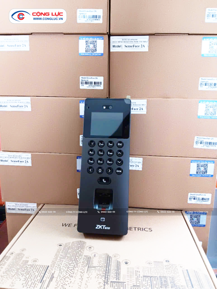 Cộng Lực bán máy chấm công khuôn mặt ZKteco Sense 2A giá rẻ tại Hải Phòng