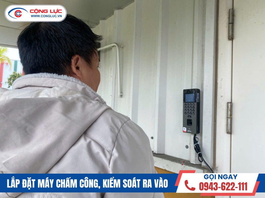 lắp máy chấm công tại huyện cát hải cho nhà máy vinfast Hải Phòng