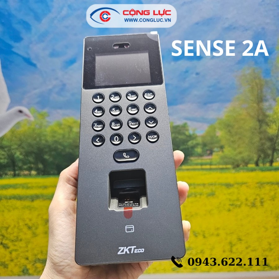 máy chấm công khuôn mặt zkteco Sense 2A chính hãng giá tốt