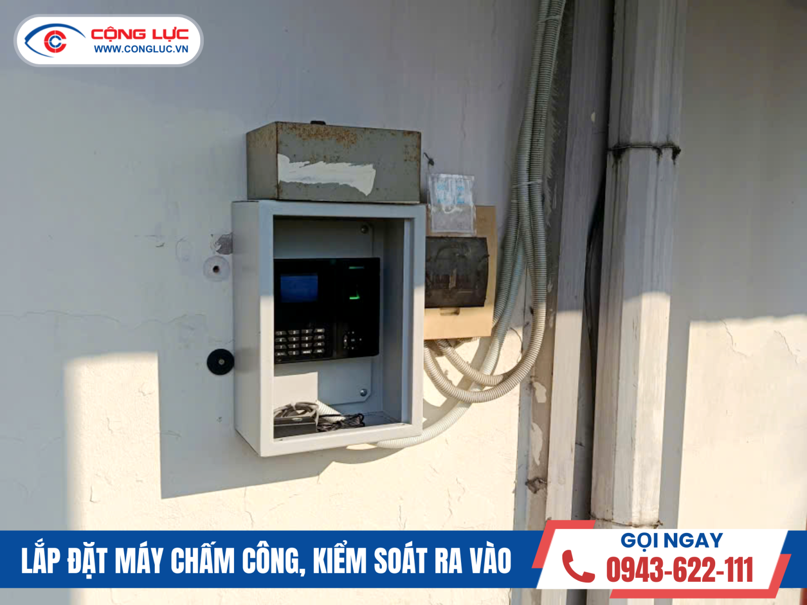 Lắp đặt máy chấm công vân tay tại công ty PIT Vina An Dương Hải Phòng