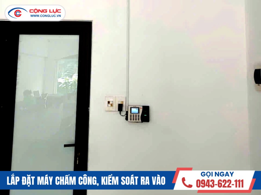 lắp máy chấm công tại hạ long quảng ninh văn phòng bđs tân hương phát