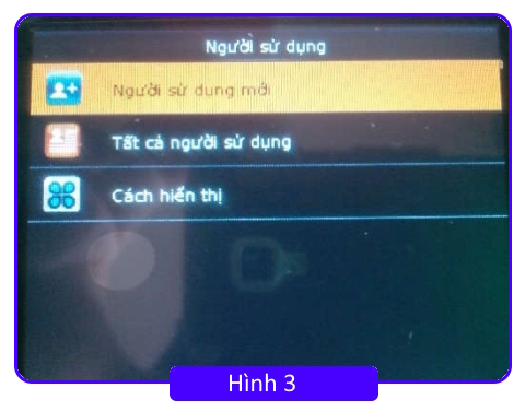 Hướng dẫn đăng ký vân tay máy chấm công vân tay 3