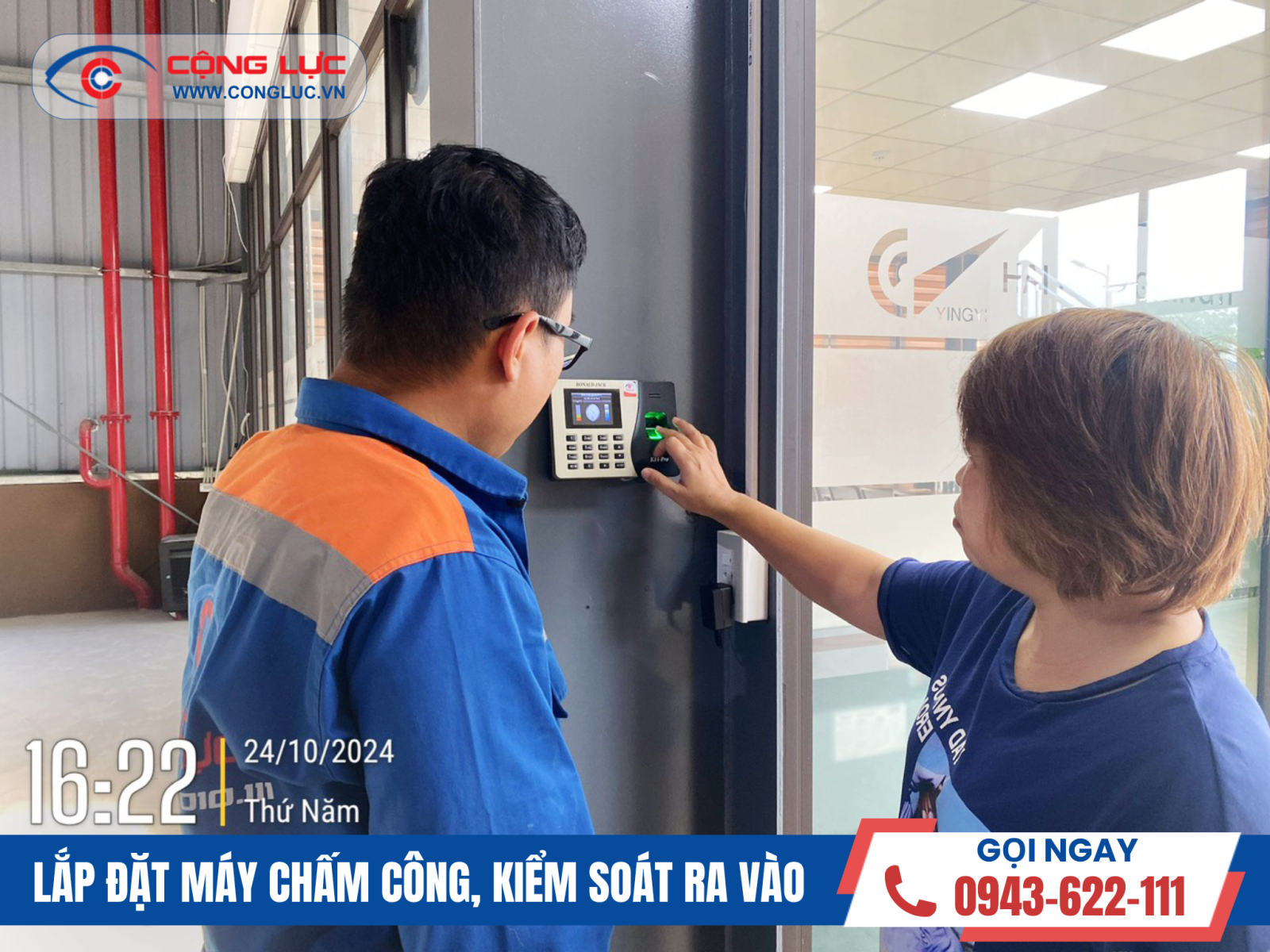 Đơn vị lắp máy chấm công uy tín nhất tại Hải Phòng