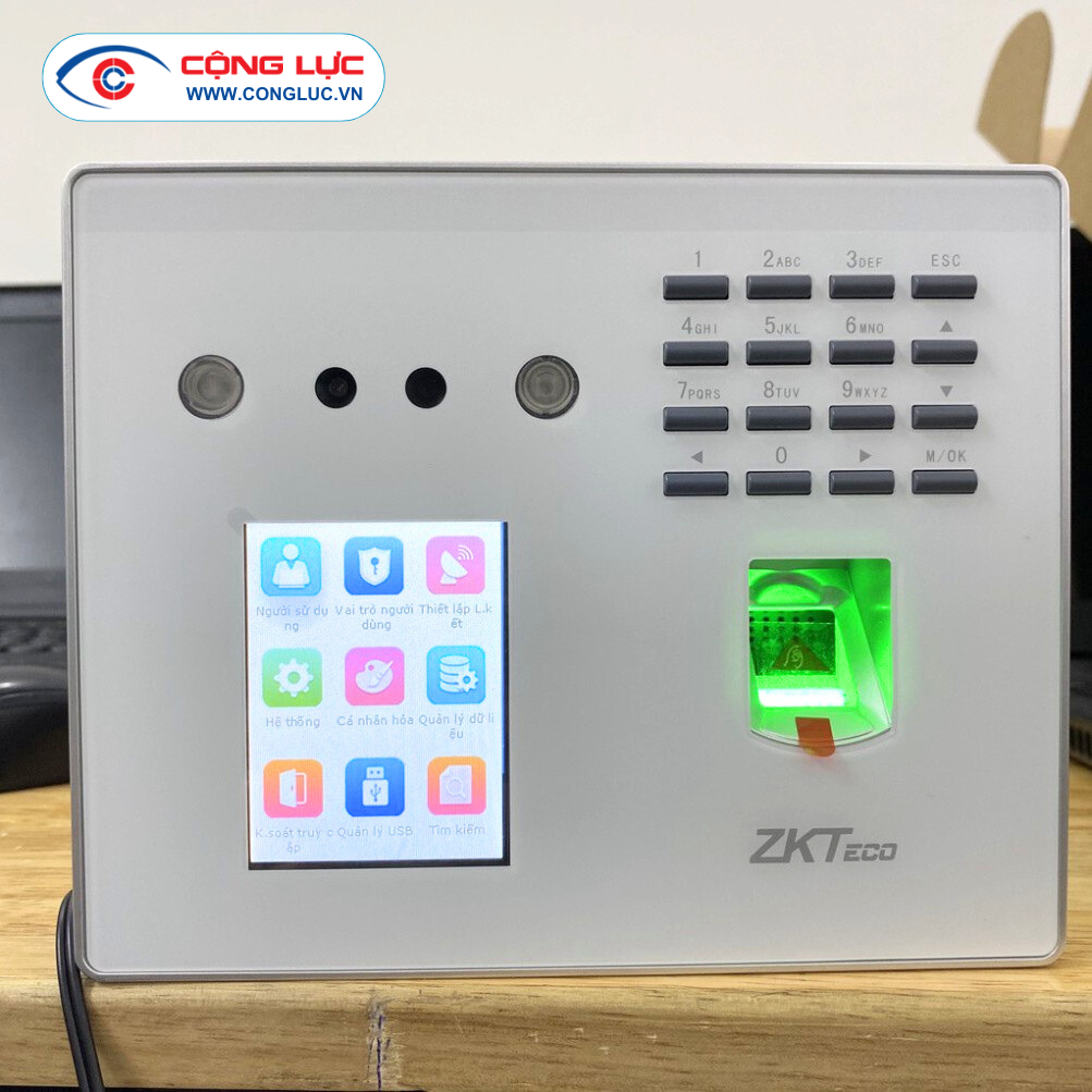 Cộng Lực bán máy chấm công nhận diện khuôn mặt ZKteco MB-40VL tại Hải Phòng