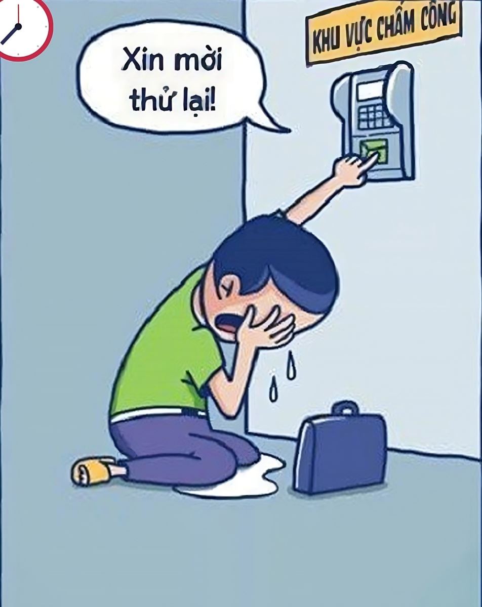 Mua phải máy chấm công kém chất lượng