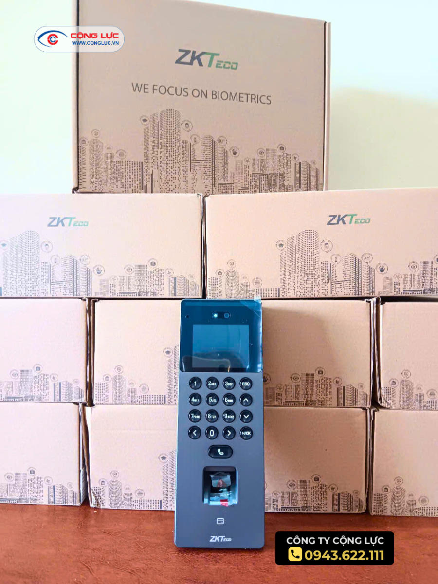 máy chấm công nhận diện bằng khuôn mặt ZKteco Sense 2A kết nối wifi