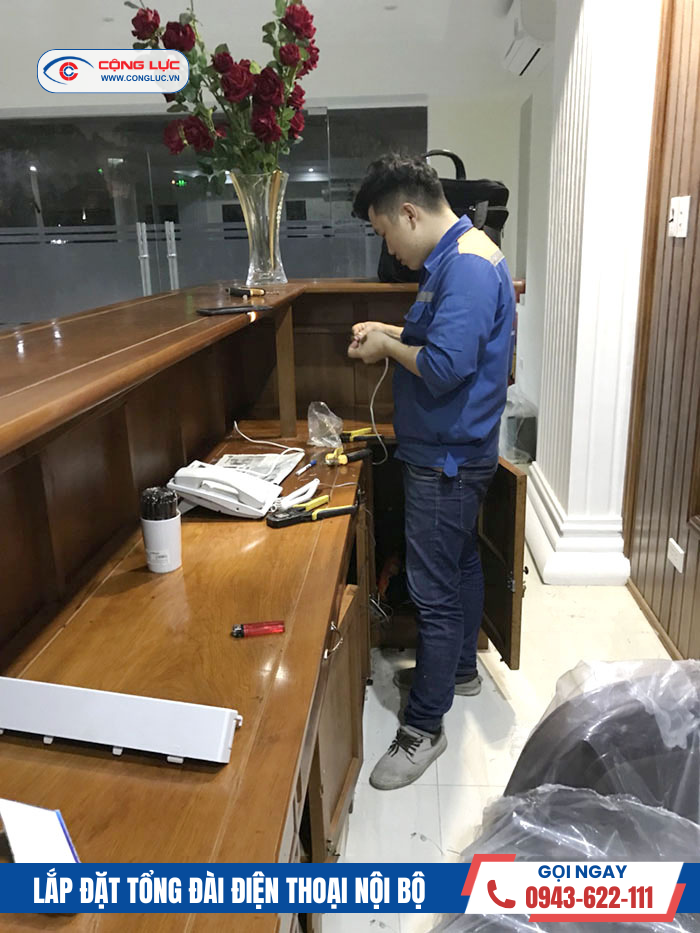 Cộng Lực lắp tổng đài điện thoại tại Hải Phòng