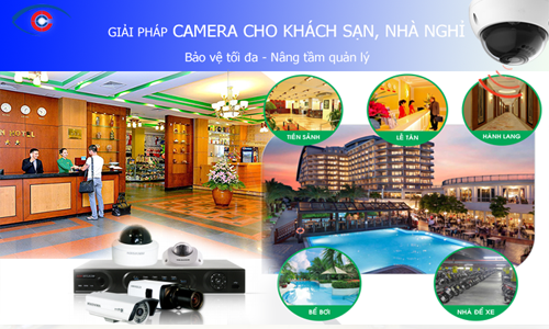 Giải pháp lắp đặt camera giám sát an ninh cho khách sạn, nhà nghỉ