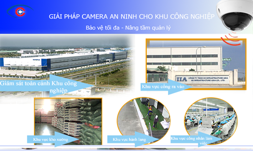 Giải pháp lắp đặt camera giám sát an ninh cho khu công nghiệp