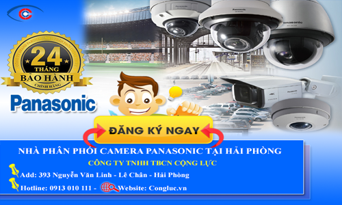 Công ty phân phối camera quan sát Panasonic chính hãng tại Hải Phòng