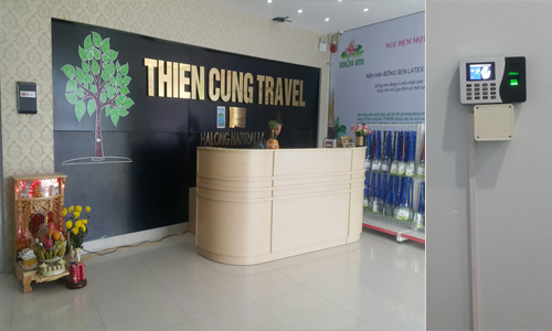 Lắp máy chấm công tại Hạ Long Quảng Ninh - Công ty Thiên Cung Travel
