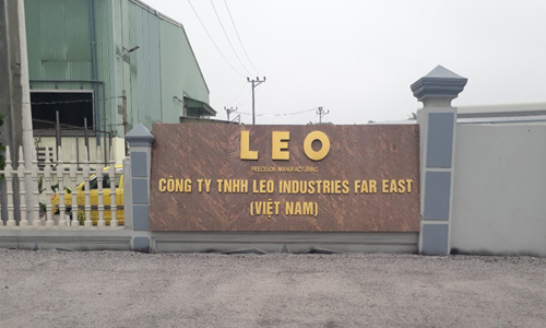 Lắp máy chấm công vân tay cho công ty LEO INDUSTRIES FAR EAST (VIỆT NAM) tại Kim Thành Hải Dương