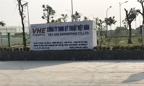 Lắp đặt camera quan sát công ty TNHH kỹ thuật Việt Hàn (VHE)