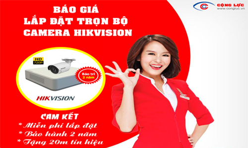 Bảng giá lắp đặt trọn bộ camera Hikvision giá rẻ tại Hải Phòng